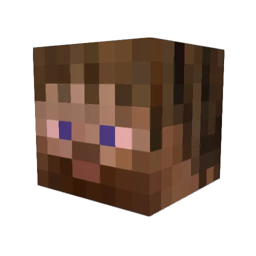 YannickDeveaux Minecraft avatar head, 3D render