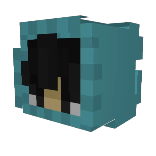 Yannik5678 Minecraft avatar head, 3D render