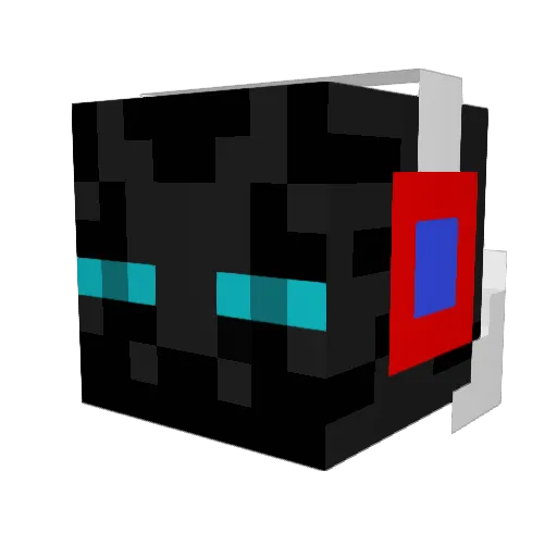 Yannonim Minecraft avatar head, 3D render