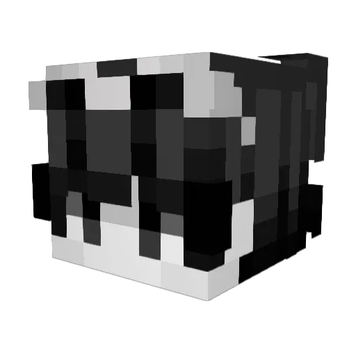 YanzZ_ Minecraft avatar head, 3D render
