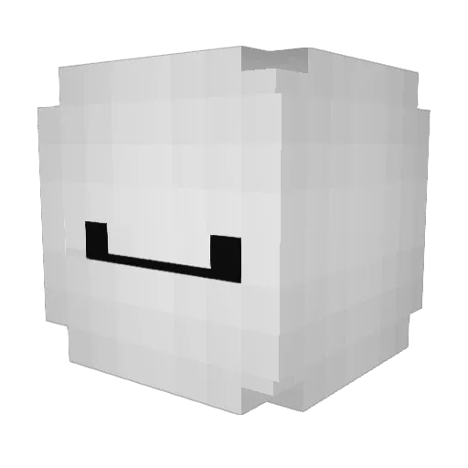 YaoYangTF Minecraft avatar head, 3D render