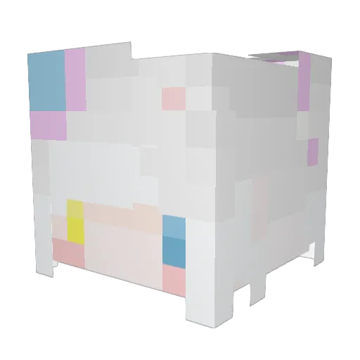 Yao_yao2005 Minecraft avatar head, 3D render