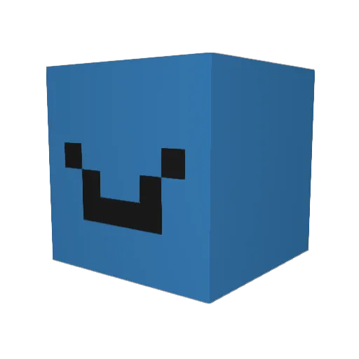 Yaostya Minecraft avatar head, 3D render