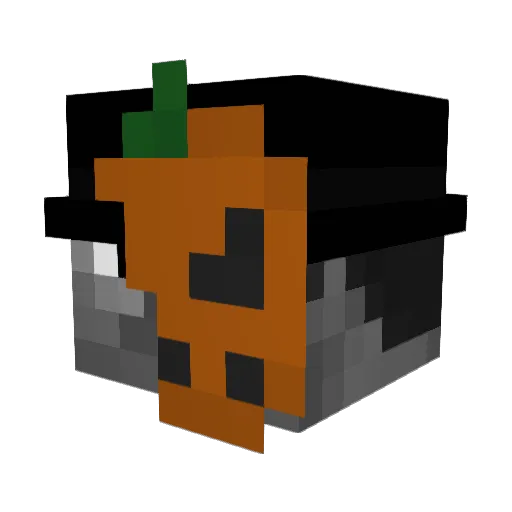 Yappler Minecraft avatar head, 3D render