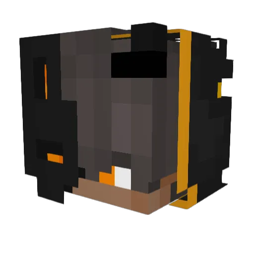 Yar0x Minecraft avatar head, 3D render