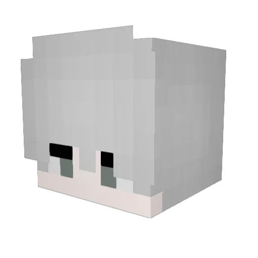 YarGameEz Minecraft avatar head, 3D render