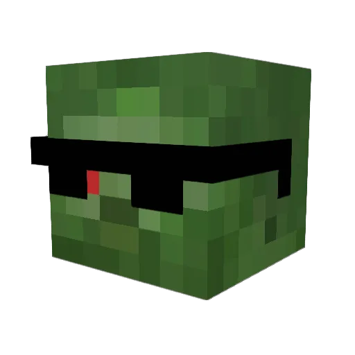 YarOsha Minecraft avatar head, 3D render