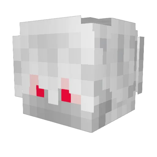 Yaraz Minecraft avatar head, 3D render