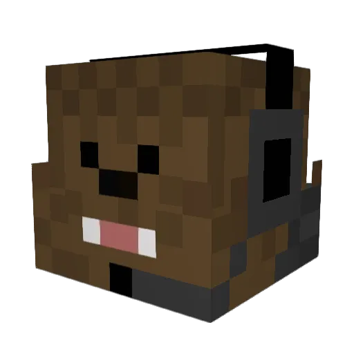YarboDude Minecraft avatar head, 3D render