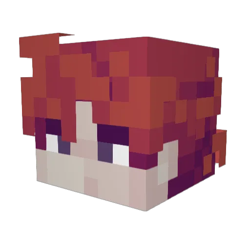 Yarik_bl Minecraft avatar head, 3D render