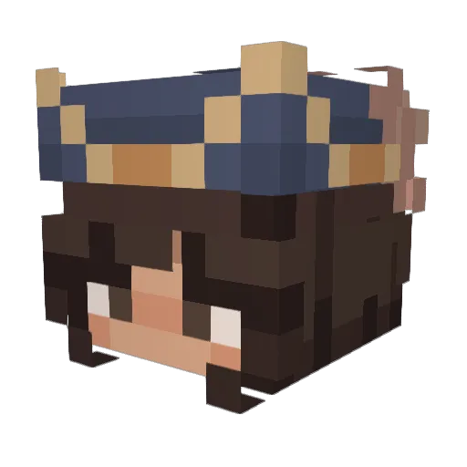 Yarilis20 Minecraft avatar head, 3D render