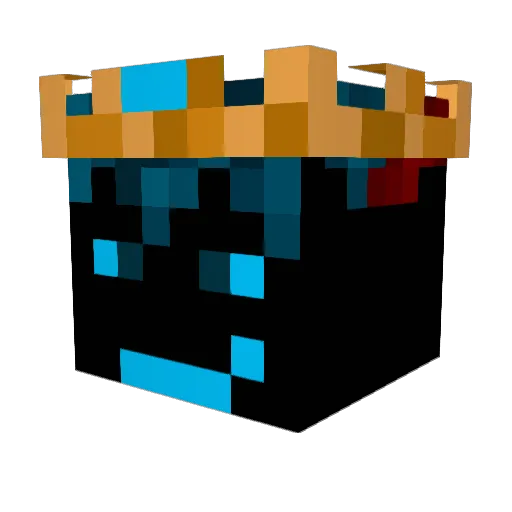 Yarkio Minecraft avatar head, 3D render