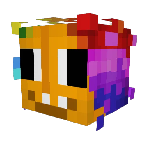 Yarnabyest Minecraft avatar head, 3D render