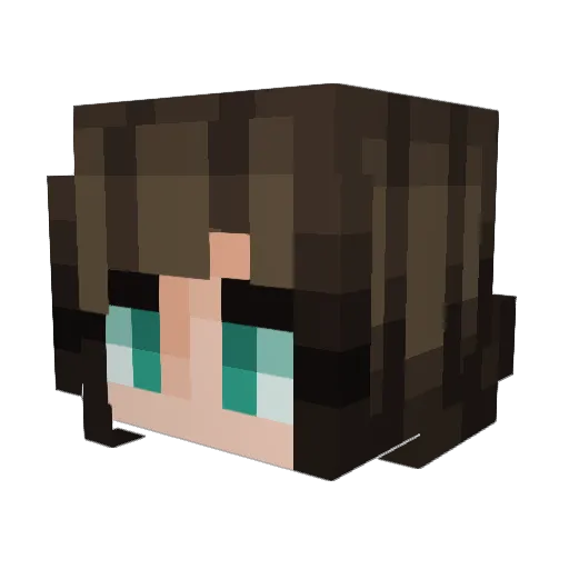 Yarnold Minecraft avatar head, 3D render