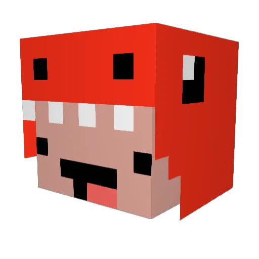 Yaronooblolxd Minecraft avatar head, 3D render