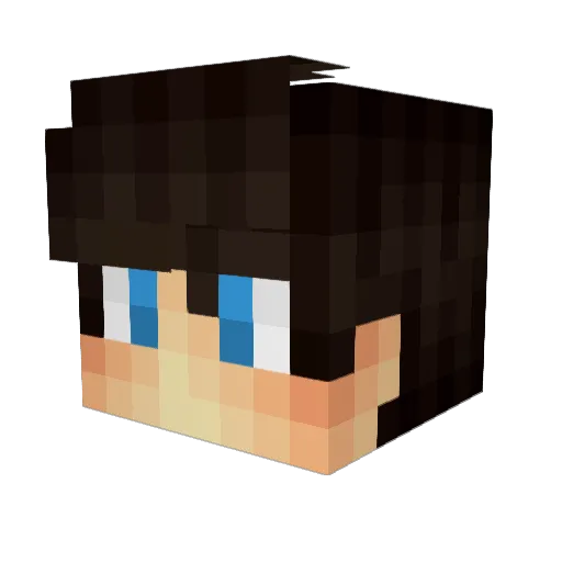 Yarrack_Manserak Minecraft avatar head, 3D render