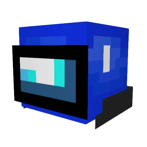 Yartud Minecraft avatar head, 3D render