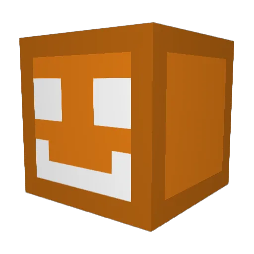 YasBou Minecraft avatar head, 3D render