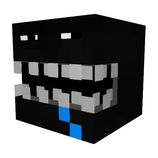 Yas_HD Minecraft avatar head, 3D render