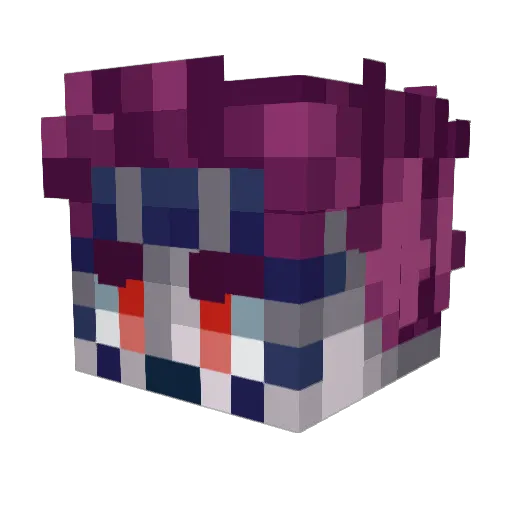 Minecraft-Avatar von YashaFox: Kopf als 3D-Render