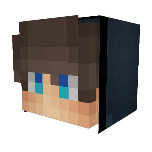 YasinSubasi Minecraft avatar head, 3D render