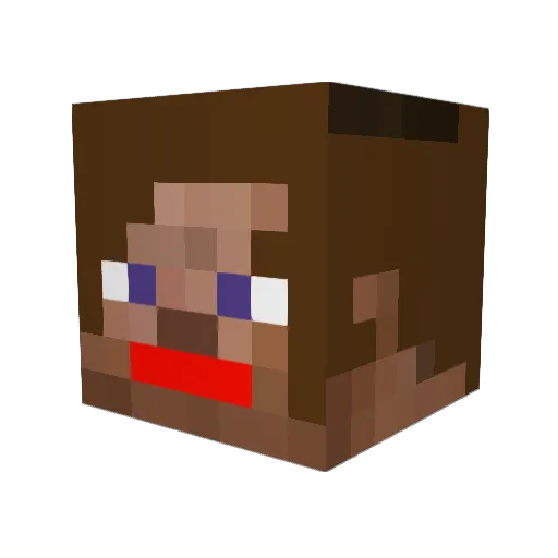 Yasmininn_ Minecraft avatar head, 3D render