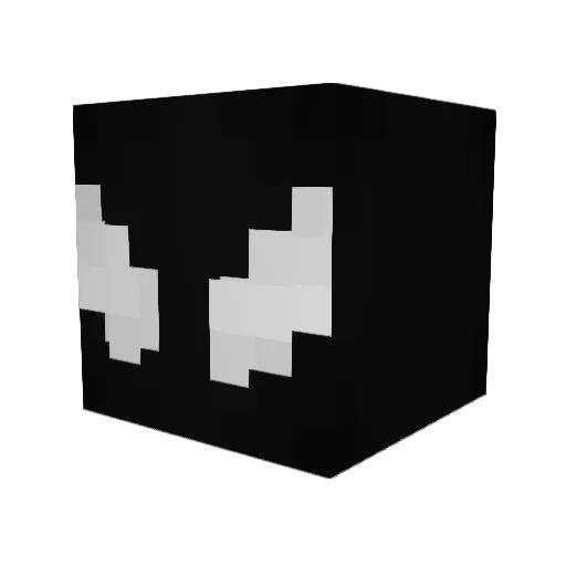 YasoPudi Minecraft avatar head, 3D render
