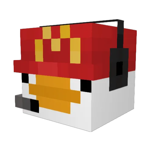 Yasser_612 Minecraft avatar head, 3D render