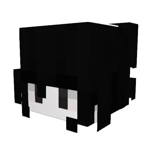 YassiCat Minecraft avatar head, 3D render