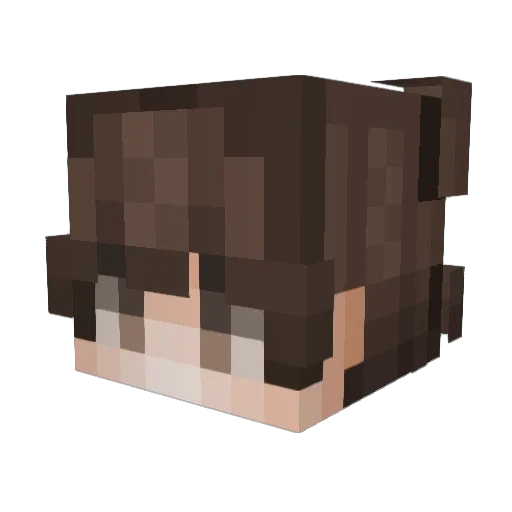 Yastah Minecraft avatar head, 3D render
