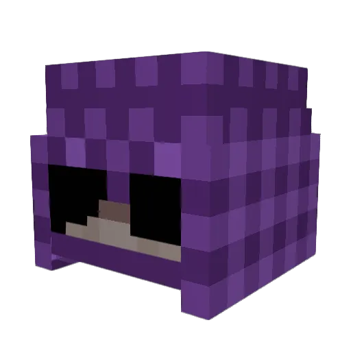 Yastranabe Minecraft avatar head, 3D render