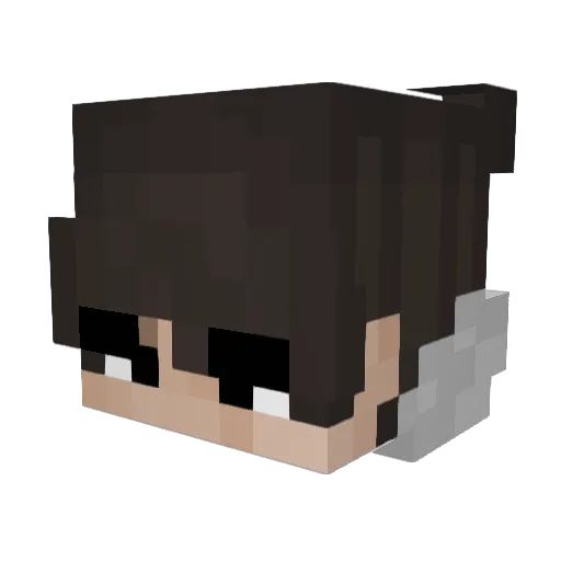 YatoQs Minecraft avatar head, 3D render