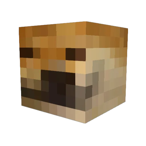 Yato_1er Minecraft avatar head, 3D render