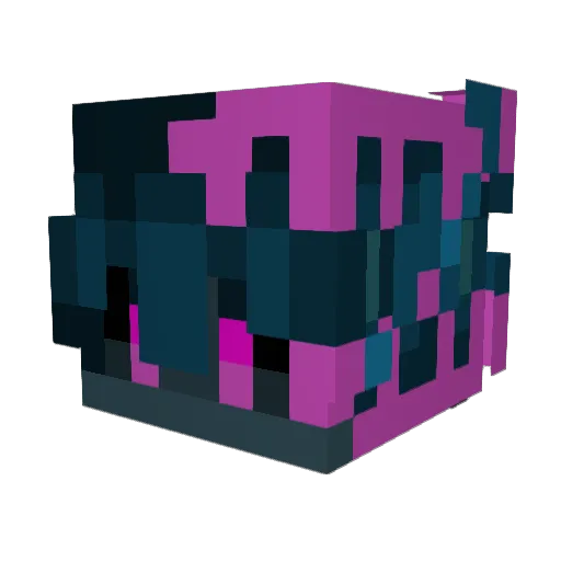 Yatone_ Minecraft avatar head, 3D render