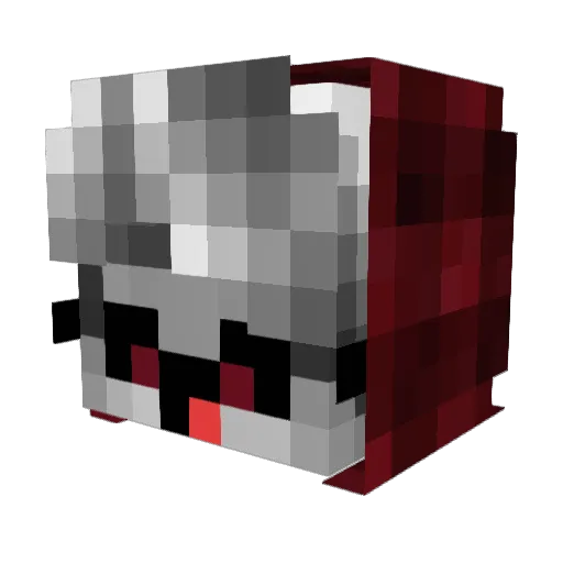 YatosLehrling Minecraft avatar head, 3D render