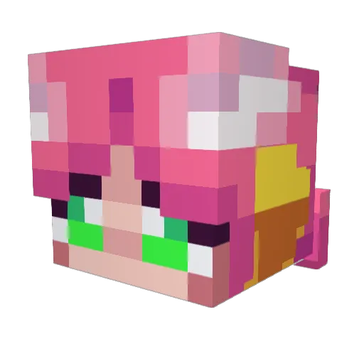 YatotheGod07 Minecraft avatar head, 3D render