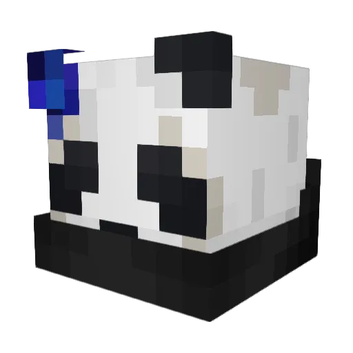 Yavi29 Minecraft avatar head, 3D render