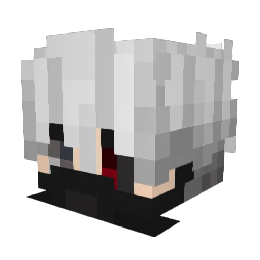 Yavicii Minecraft avatar head, 3D render
