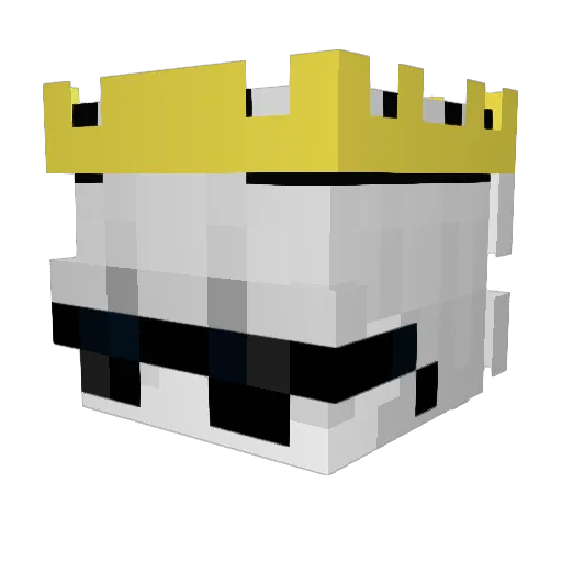 YayGhr Minecraft avatar head, 3D render