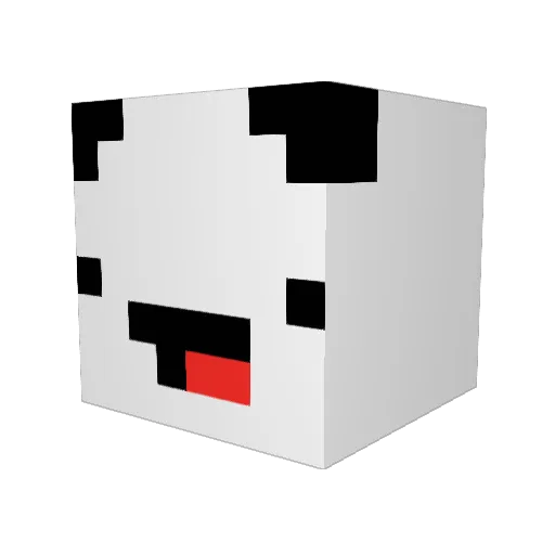 YayItsAMango Minecraft avatar head, 3D render