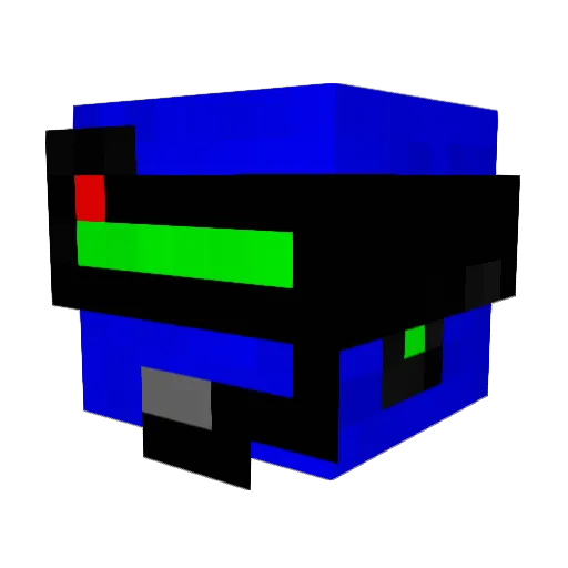 YayOof Minecraft avatar head, 3D render