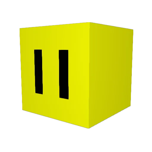 YayPotato Minecraft avatar head, 3D render