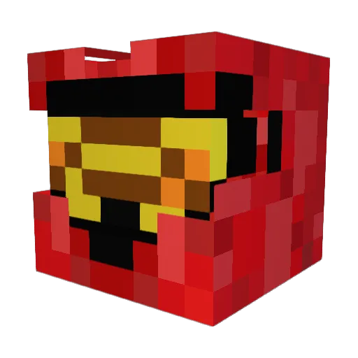 YayapGrunt Minecraft avatar head, 3D render