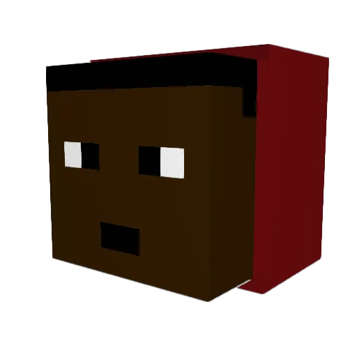 Yaz_yaz21 Minecraft avatar head, 3D render