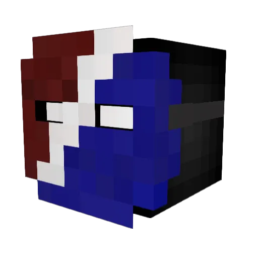 Yazogh_ Minecraft avatar head, 3D render