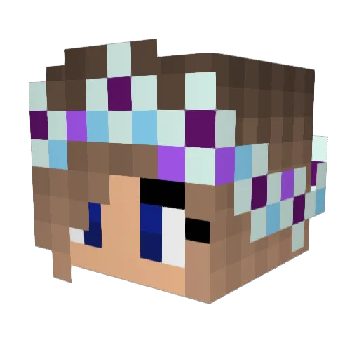 Yazz_MC Minecraft avatar head, 3D render