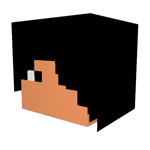 Yazzle Minecraft avatar head, 3D render