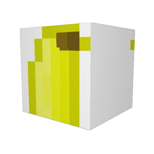 Yazzouu Minecraft avatar head, 3D render