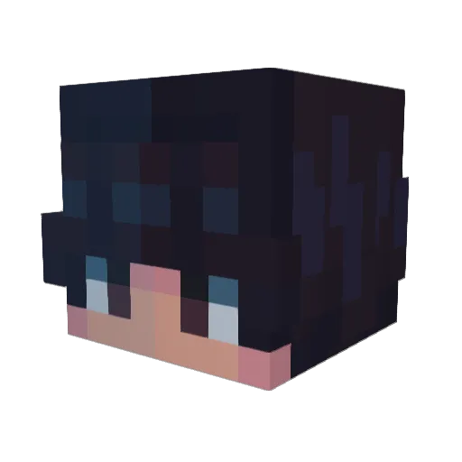 Ybots999 Minecraft avatar head, 3D render