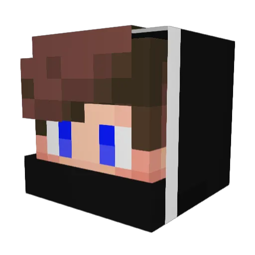 YeBaRzzz Minecraft avatar head, 3D render